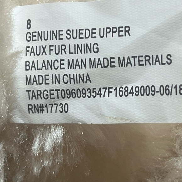 Pre-Owned Suede & Faux Fur Boots - Picture 8 of 10